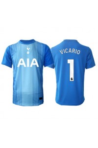 Tottenham Hotspur Guglielmo Vicario #1 Keeper Fotballdrakt Borte Klær 2025-26 Korte ermer